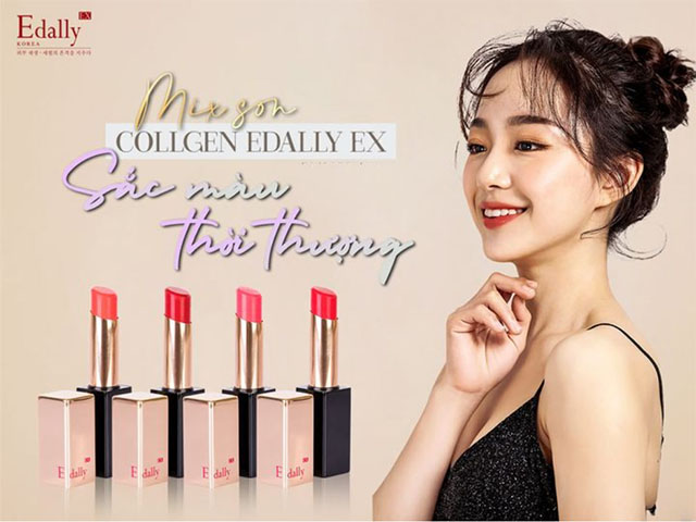 Son môi Collagen Edally EX Hàn Quốc nhập khẩu, chính hãng - Mix màu thời thượng